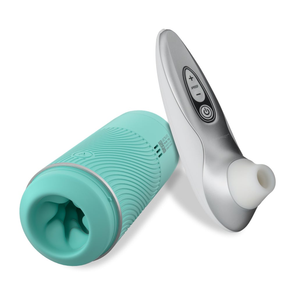 Dream Team Set Arcwave Pow Stroker & Womanizer Pro40 Klitoris-Vibrator-Set