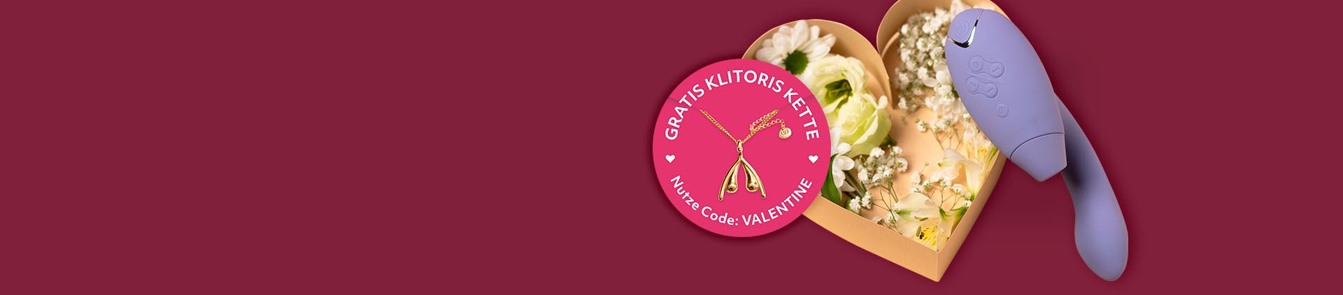 Geschenke zum Valentinstag - <br>Bis zu 50% Rabatt