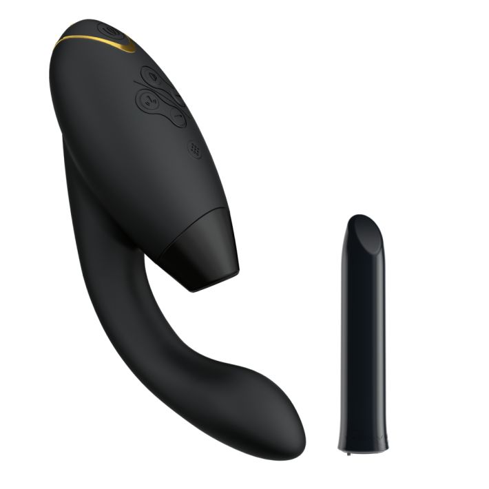 Climax Collection Womanizer DUO2 rabbit vibrator & We-Vibe Tango mini bullet vibrator