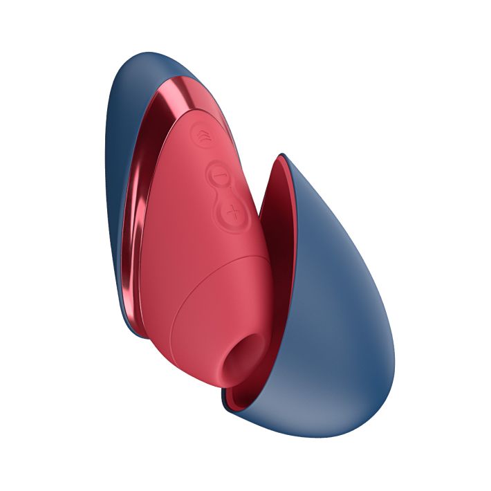 Next Liberty-Blue/Red Bleu/Rouge Stimulateur clitoridien compact avec technologie 3D Pleasure Air