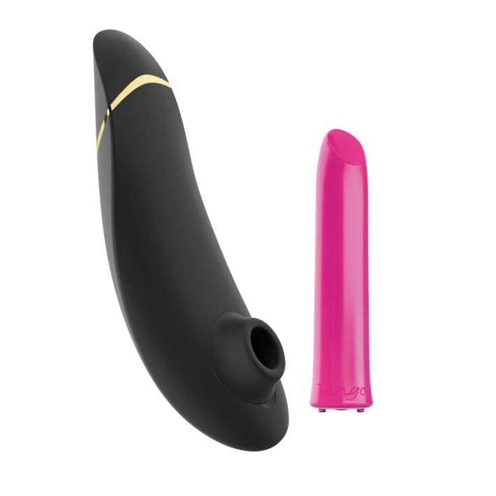 Tease Me, Please Me Set Womanizer Premium 2 & We-Vibe Tango bullet vibrator