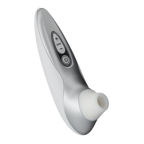 ウーマナイザープロ40 クリトリス おもちゃ、ホワイトシルバー、高解像度