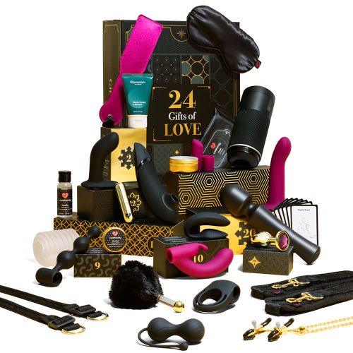 Luxury Advent Calendar (24 piece) Black Luxury Advent Calendar for Couples
