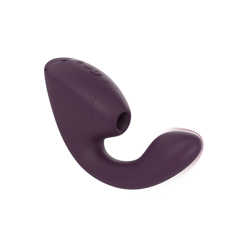 Next Duo Dark Purple​ Dunkelviolett Klitoraler & G-Punkt Dual-Stimulator mit 3D Pleasure Air