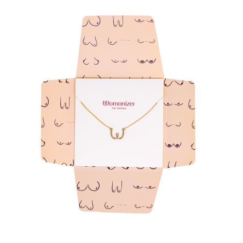 Gold Boob Necklace