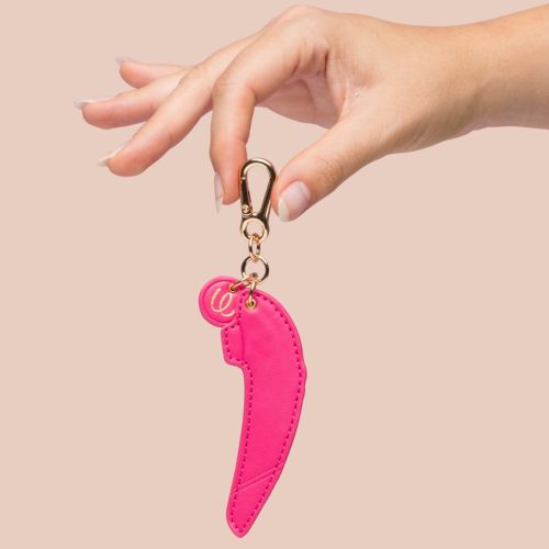 Keychain Charm Pink Playful Womanizer Keychain Charm