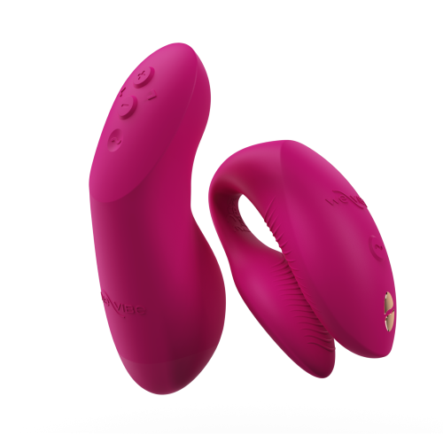 Chorus Pro - Electric Pink Fuchsia Couples vibrator. Clitoral & G-spot Stimulation and Intuitive Control