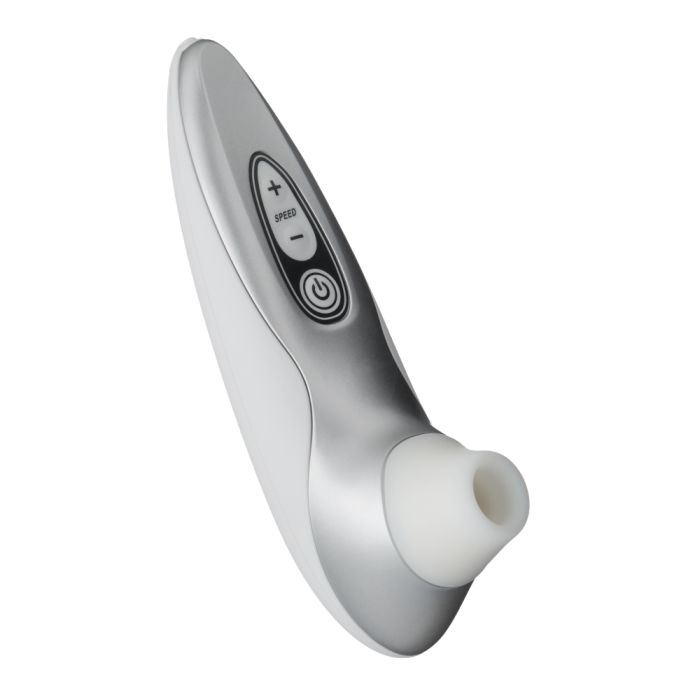 ウーマナイザープロ40 クリトリス おもちゃ、ホワイトシルバー、高解像度