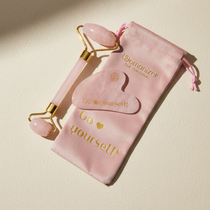 Womanizer Gua Sha Set Pink Premium Womanizer Gua Sha Set