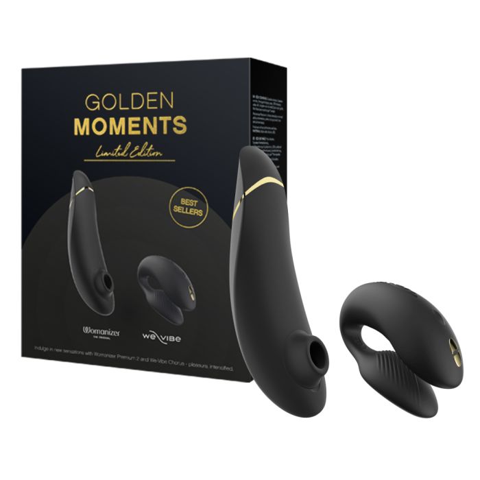 Golden Moments Set This boxset includes Womanizer Premium 2 and We-Vibe Chorus