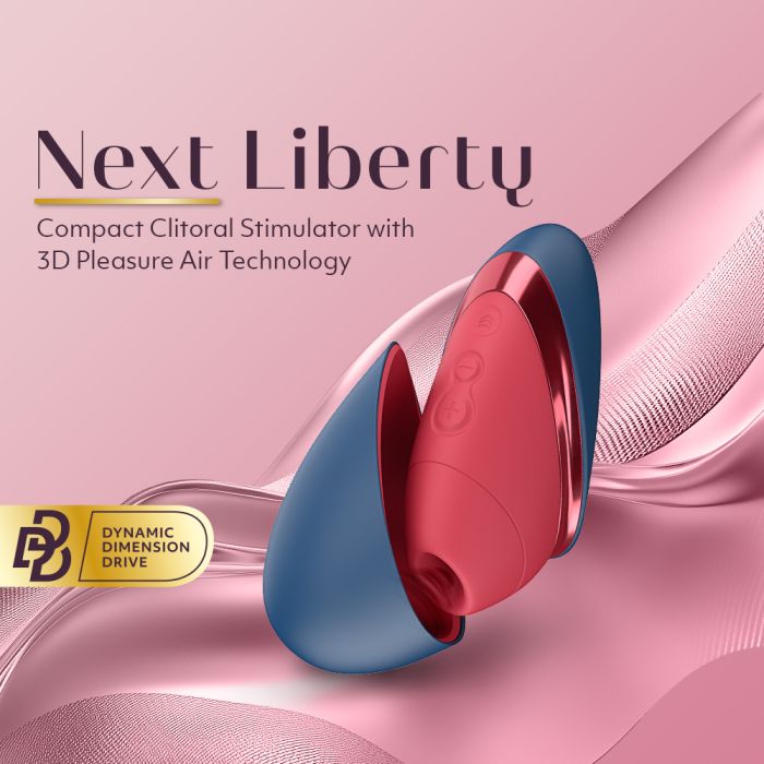 Next Liberty 3Dプレジャーエアーテクノロジー搭載コンパクトクリトリス吸引トイ