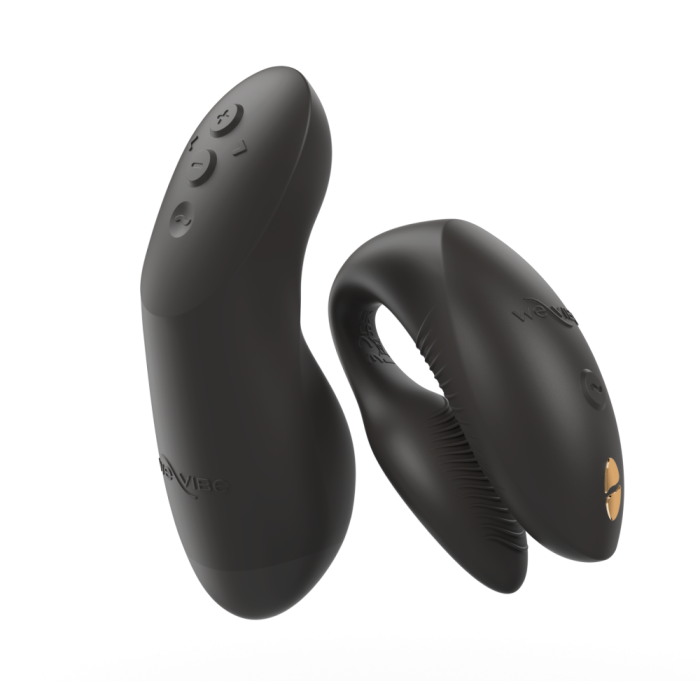 Chorus Pro - Satin Black Satin Black Paarvibrator. Stimulation der Klitoris und des G-Punkts und intuitive Steuerung