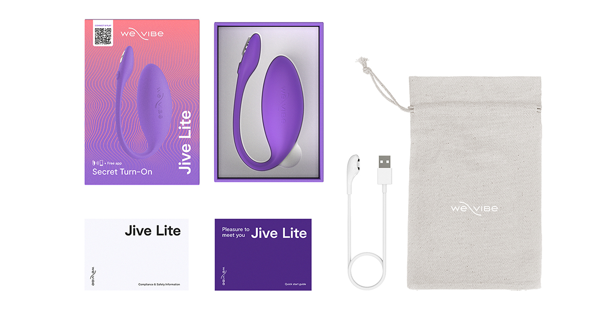 We-Vibe Jive Lite Contenu du coffret