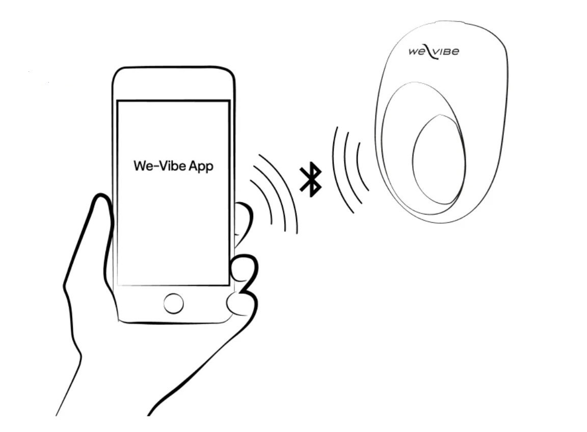 Utilisez le bouton We-Vibe pour sélectionner les différents modes et découvrez d'autres options personnalisées dans l'application We-Vibe.