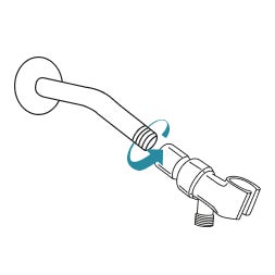 FIX THE ADAPTER TO YOUR WATER CONNECTION.